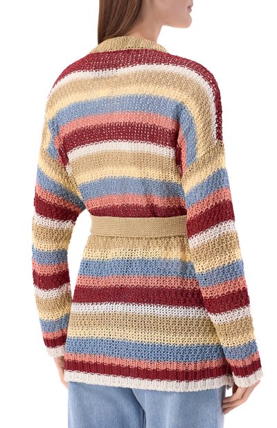 Льняной кардиган WEEKEND MAX MARA, арт. WKDB0NIT0, фото 4