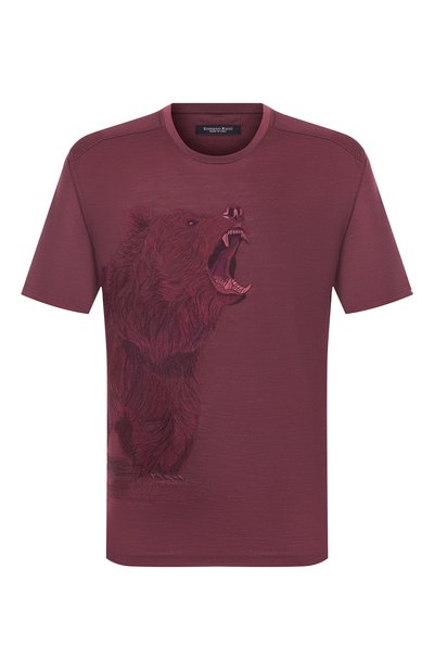 Мужская шерстяная футболка STEFANO RICCI, арт. MNH5204440/WV