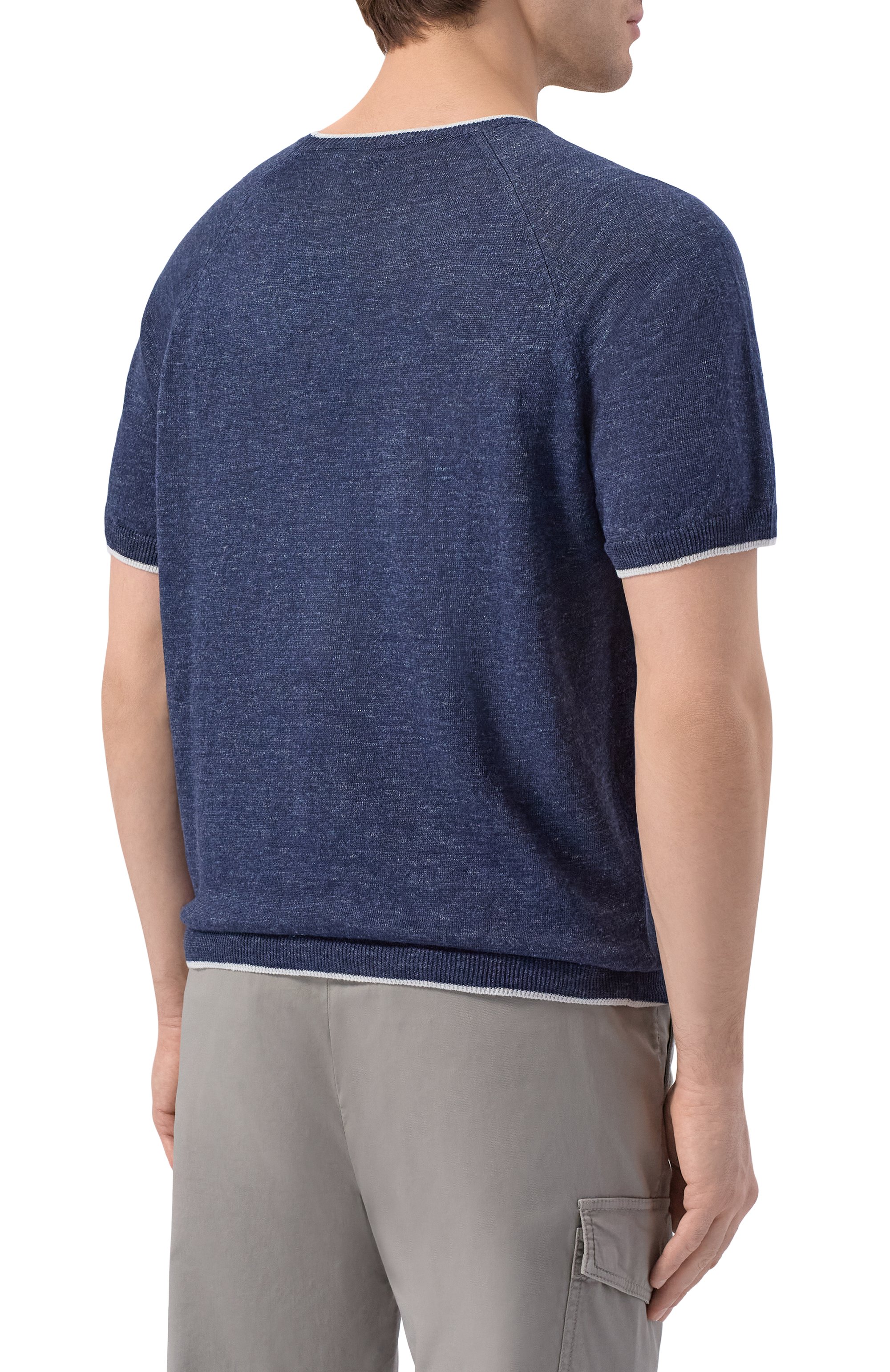 Льняной джемпер KITON, арт. UMK0981, фото 4