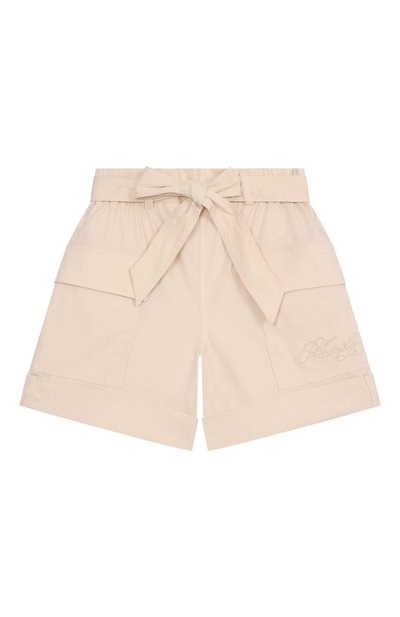 Хлопковые шорты-карго PHILOSOPHY DI LORENZO SERAFINI KIDS, арт. I1E407/5301/4-10