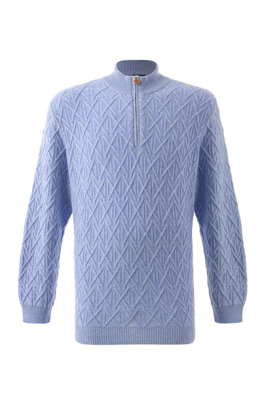 Кашемировый джемпер Kiton UMK0517K68_4XL-8XL Голубой UMK0517K68_4XL-8XL