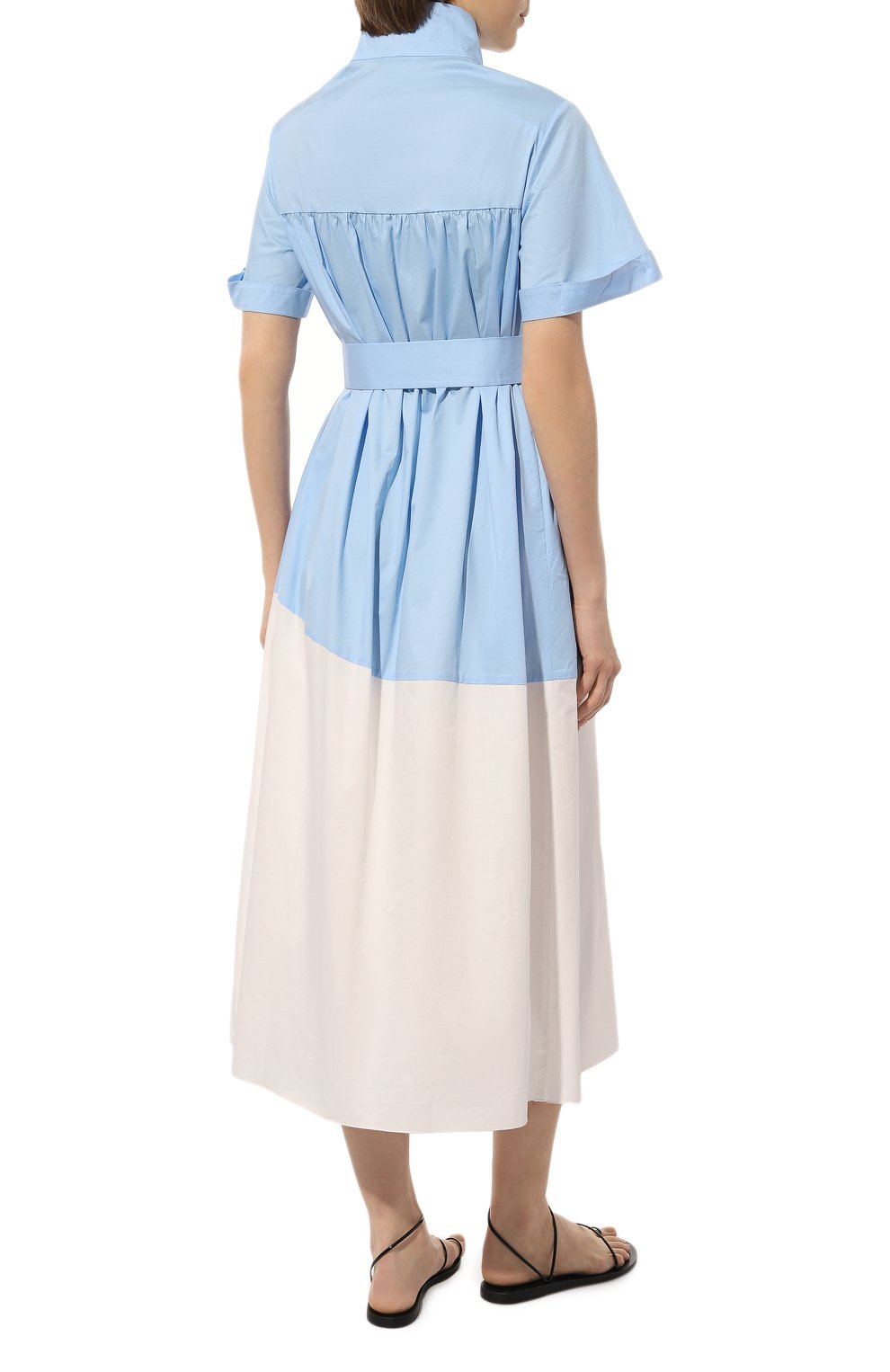 Хлопковое платье VIKA 2.0 голубого цвета по цене 63720 руб., арт. S23-13130-4010, фото 3 Хлопковое платье VIKA 2.0, арт. S23-13130-4010, фото 3