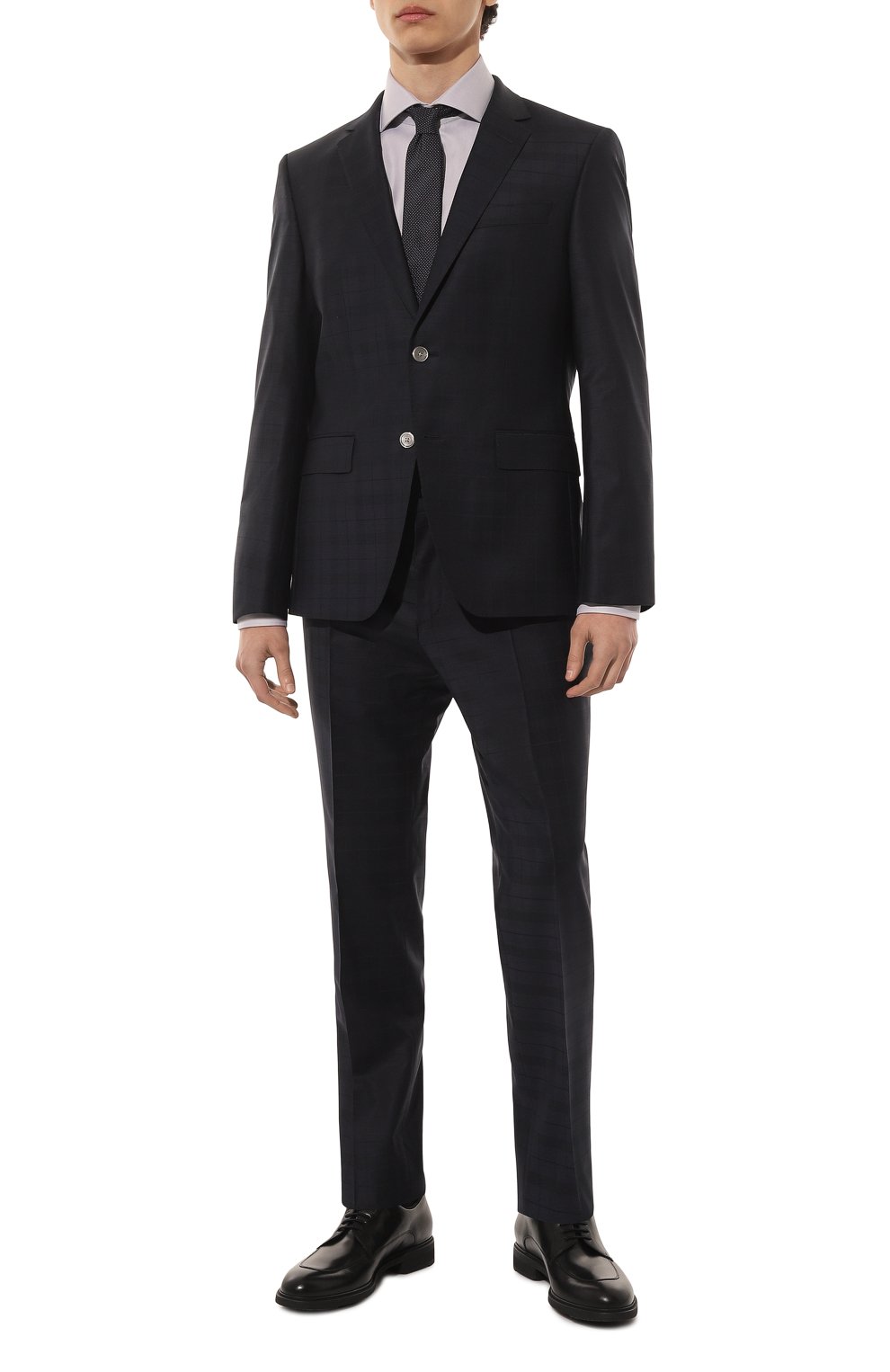 Хлопковая сорочка VAN LAACK светло-серого цвета по цене 26350 руб., арт. MIVARA-SF/160727, фото 2 Хлопковая сорочка VAN LAACK, арт. MIVARA-SF/160727, фото 2