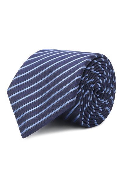 Мужской галстук из шелка и хлопка GIORGIO ARMANI, арт. GM000800/TE20409