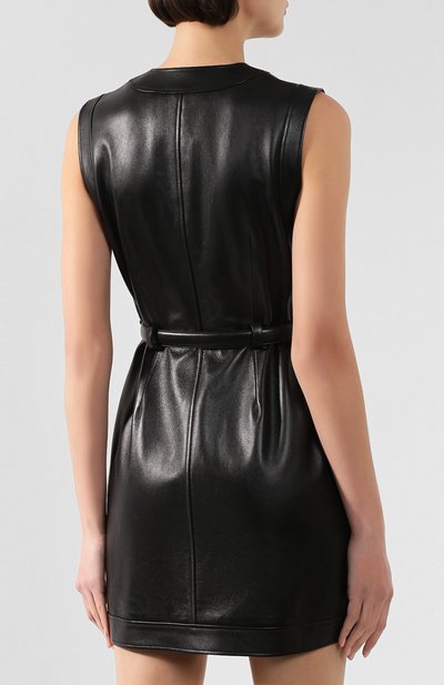 Кожаное платье GUCCI, арт. 599065/XNAH0, фото 4