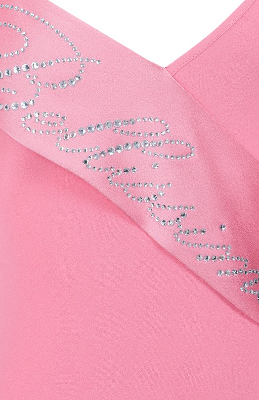 Платье с отделкой стразами Blumarine P522A625A Розовый  P522A625A Фото 6
