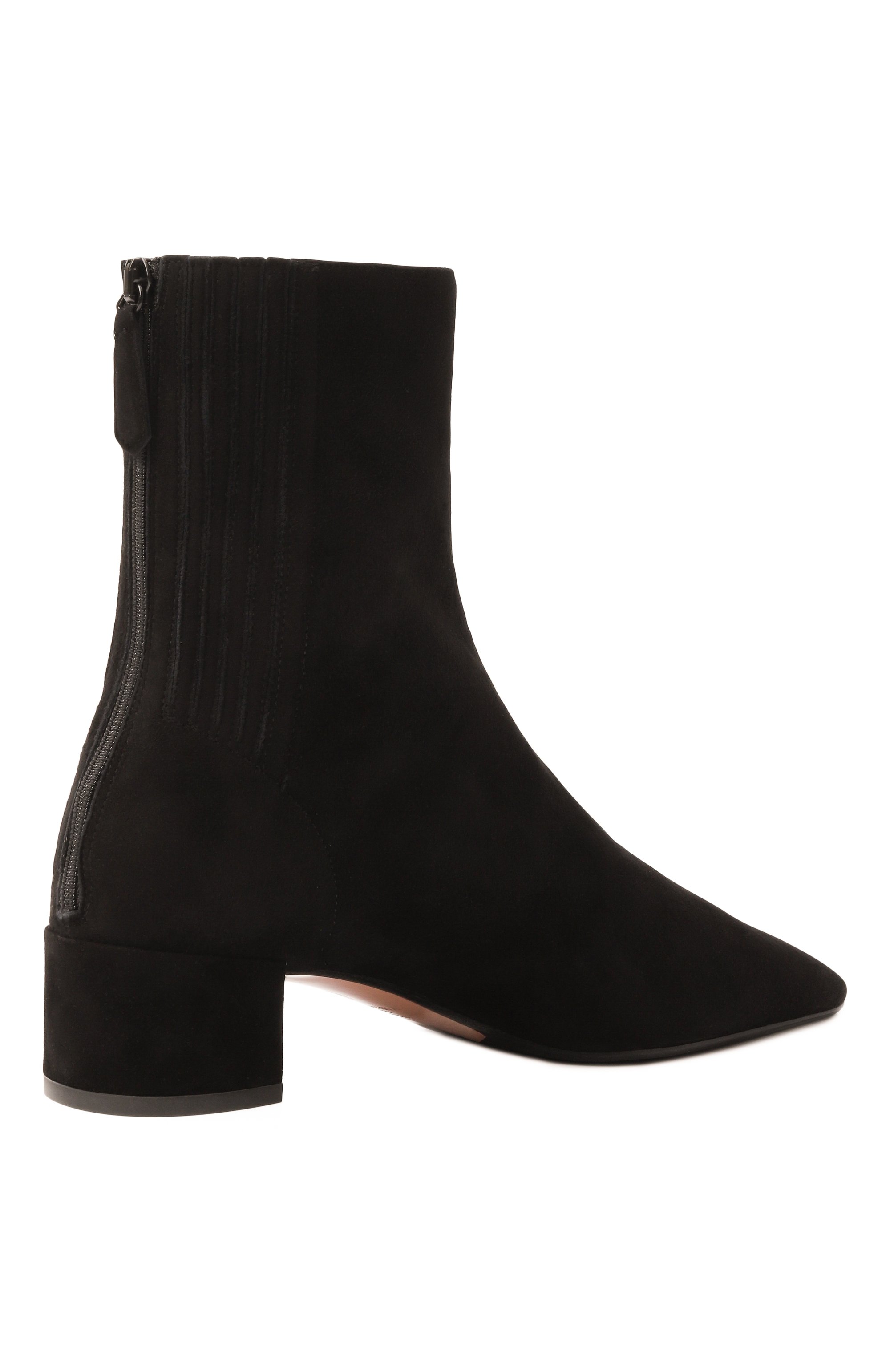 Замшевые ботильоны saint honore 35 AQUAZZURA черного цвета по цене 99100 руб., арт. SH0MIDB8/SUE, фото 5 Замшевые ботильоны saint honore 35 AQUAZZURA, арт. SH0MIDB8/SUE, фото 5