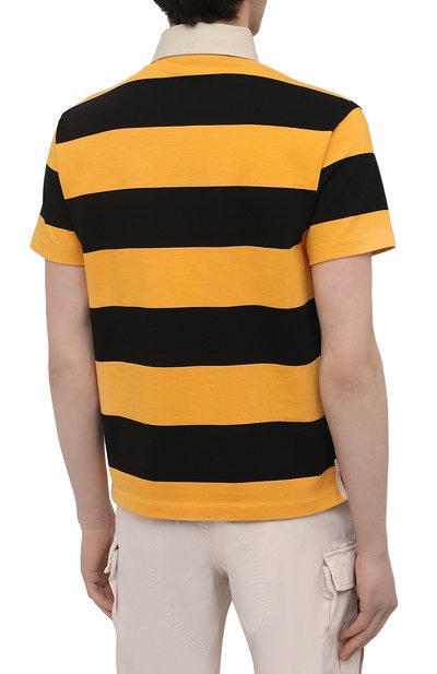 Хлопковое поло GUCCI желтого цвета по цене 79200 руб., арт. 645251/XJC6F, фото 4 Хлопковое поло GUCCI, арт. 645251/XJC6F, фото 4