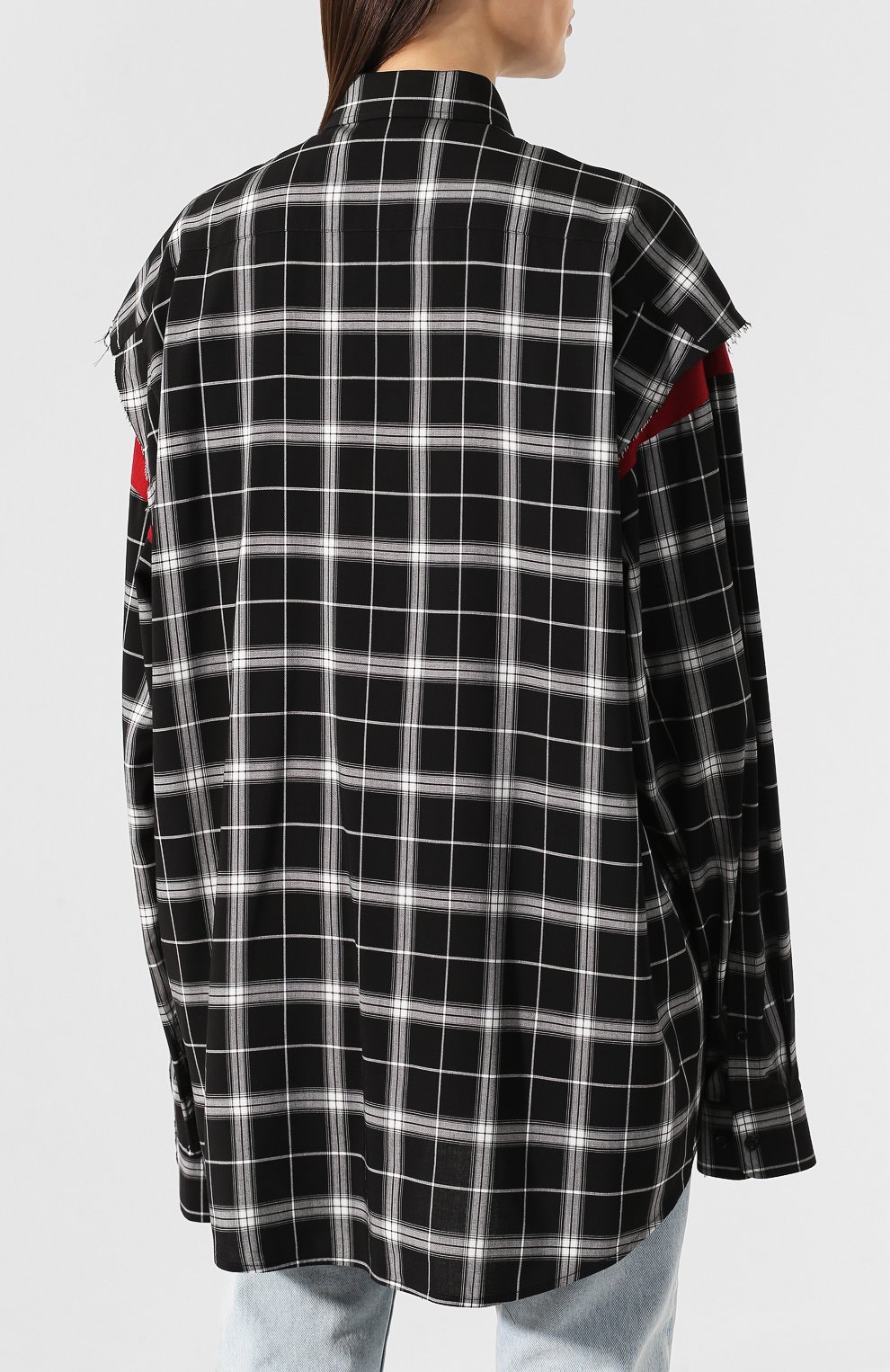 Хлопковая рубашка BALENCIAGA, арт. 556241/TDM03, фото 4