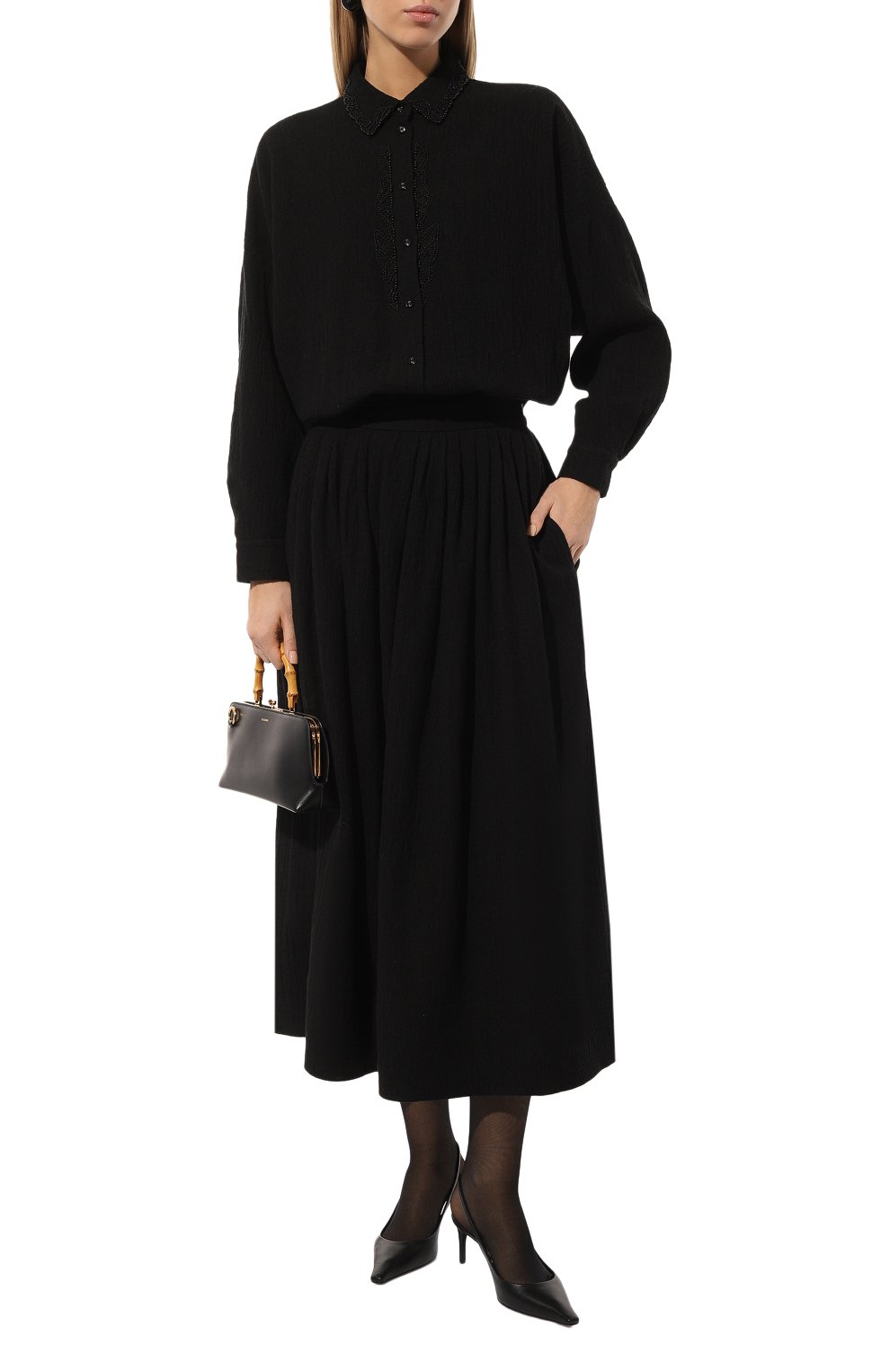 Юбка из шерсти и хлопка AKHMADULLINA, арт. 1225.3Y618/WC713, фото 2