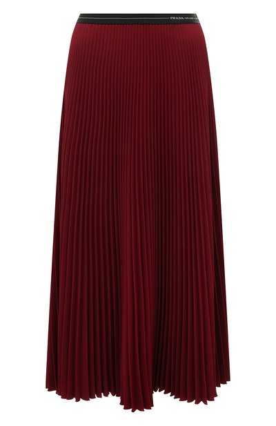 Женская плиссированная юбка PRADA, арт. P199N-1OES-F0399-182