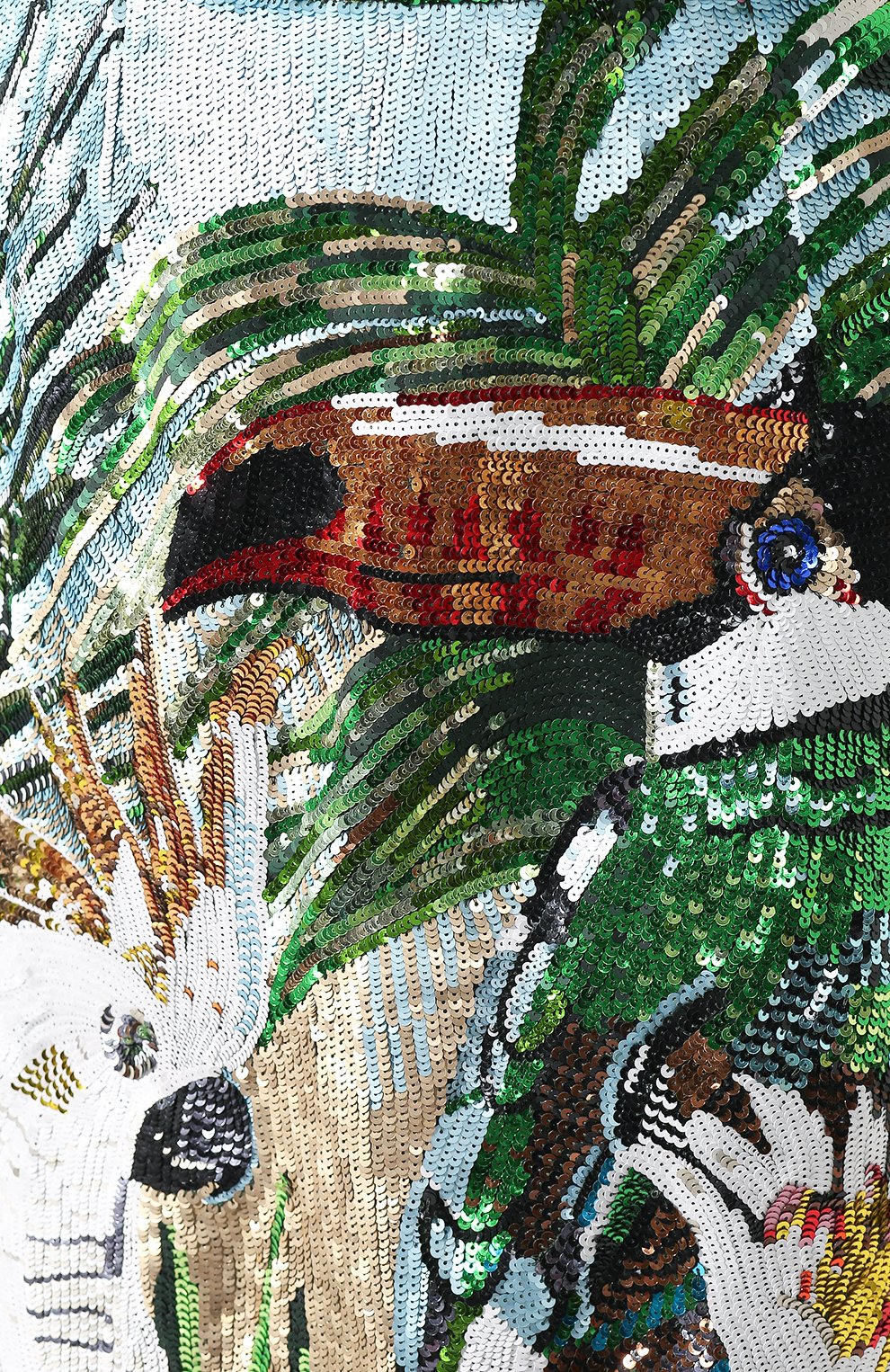 Шелковая юбка с пайетками DOLCE & GABBANA, арт. F4BV7Z/GD0D8, фото 5