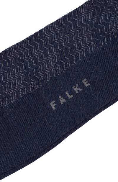 Носки из шерсти и хлопка FALKE синего цвета по цене 3100 руб., арт. 12511, фото 2 Носки из шерсти и хлопка FALKE, арт. 12511, фото 2