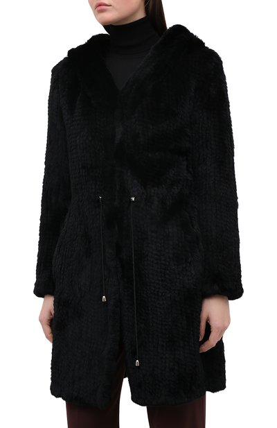 Шуба из меха кролика DROME, арт. DPD5334P/D849, фото 3