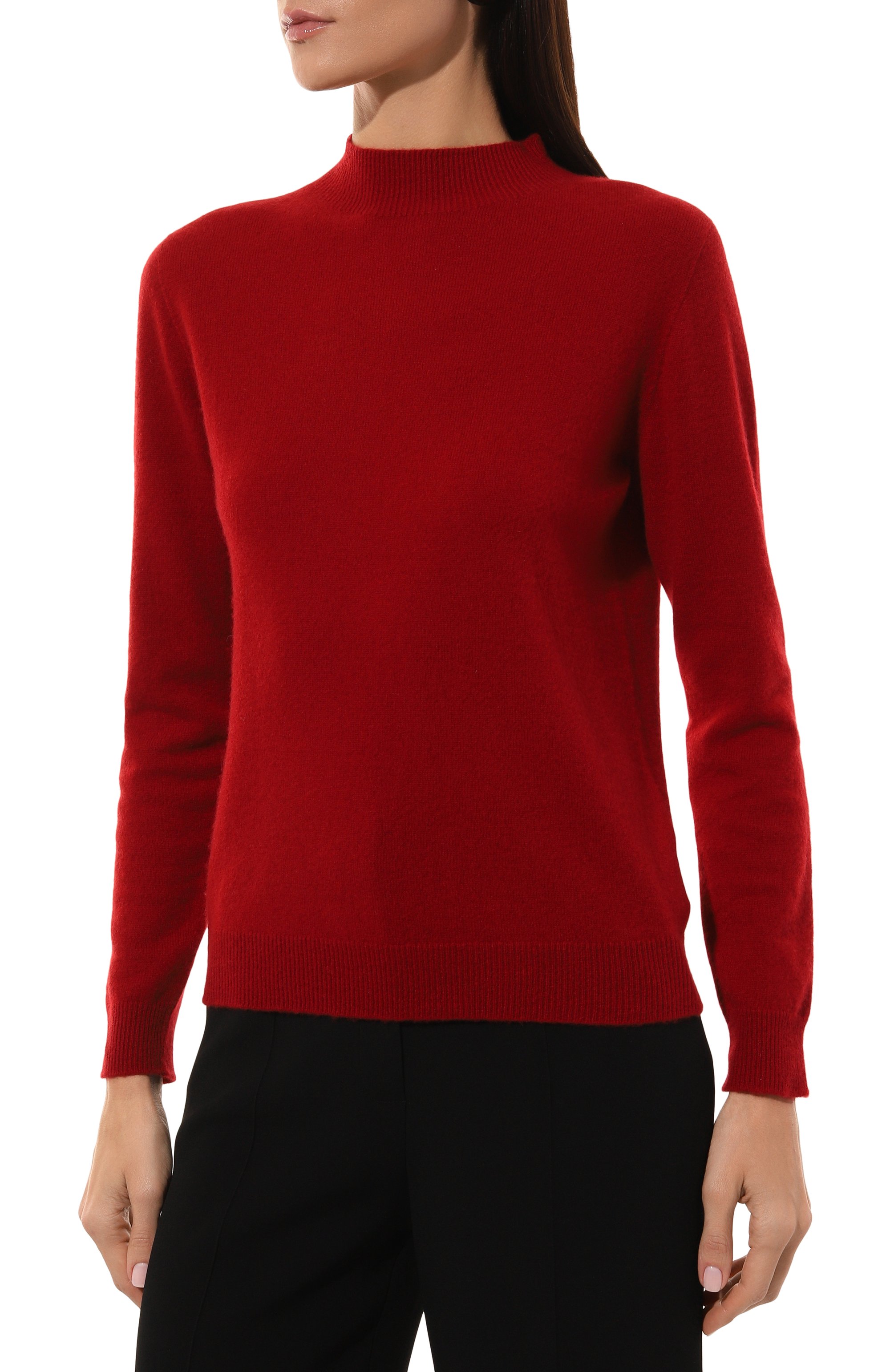 Кашемировый пуловер BORNE BOURGEOIS красного цвета по цене 46500 руб., арт. KW-JP-BO-7013, фото 3 Кашемировый пуловер BORNE BOURGEOIS, арт. KW-JP-BO-7013, фото 3