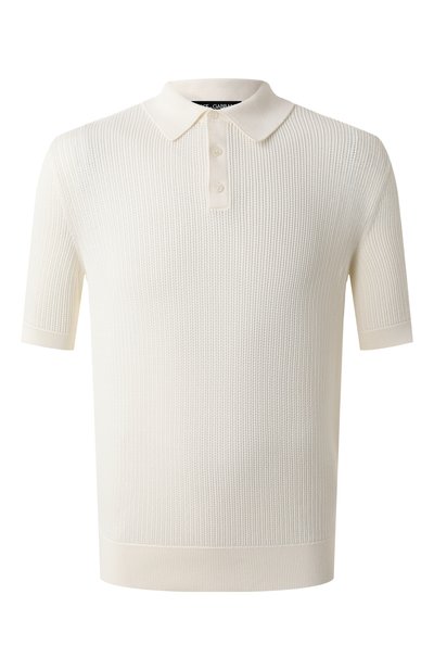 Мужская хлопковое поло DOLCE & GABBANA, арт. GXZ15T/JBCF0