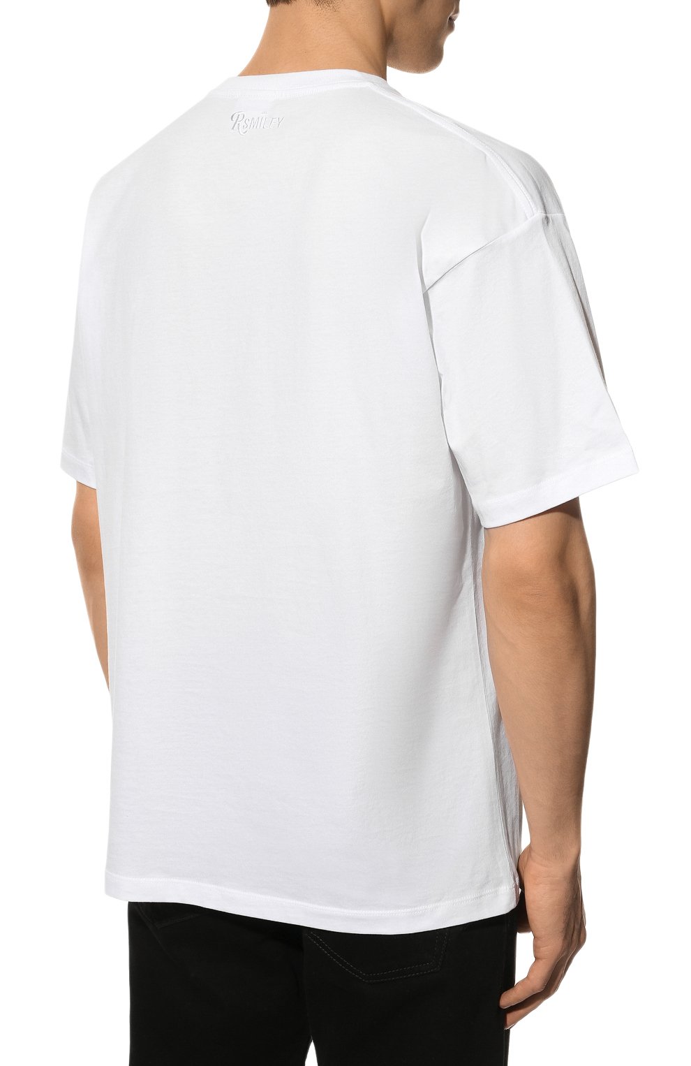 Хлопковая футболка raf simons x smiley RAF SIMONS, арт. 224-M122-19001, фото 4