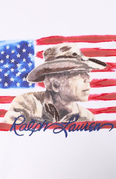 Хлопковая футболка RALPH LAUREN, арт. 290764549, фото 5