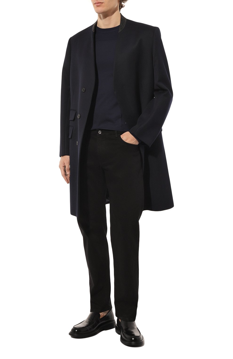 Джинсы luxury DOLCE & GABBANA черного цвета по цене 59950 руб., арт. GYQFCD/G8HD1, фото 2 Джинсы luxury DOLCE & GABBANA, арт. GYQFCD/G8HD1, фото 2