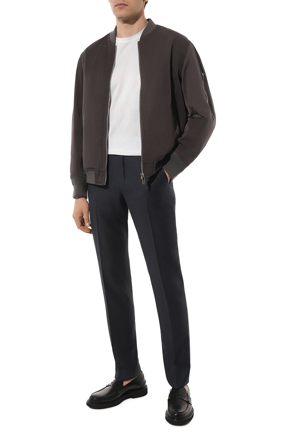 Шерстяные брюки ZEGNA, арт. 622F38A6/75TB12, фото 2