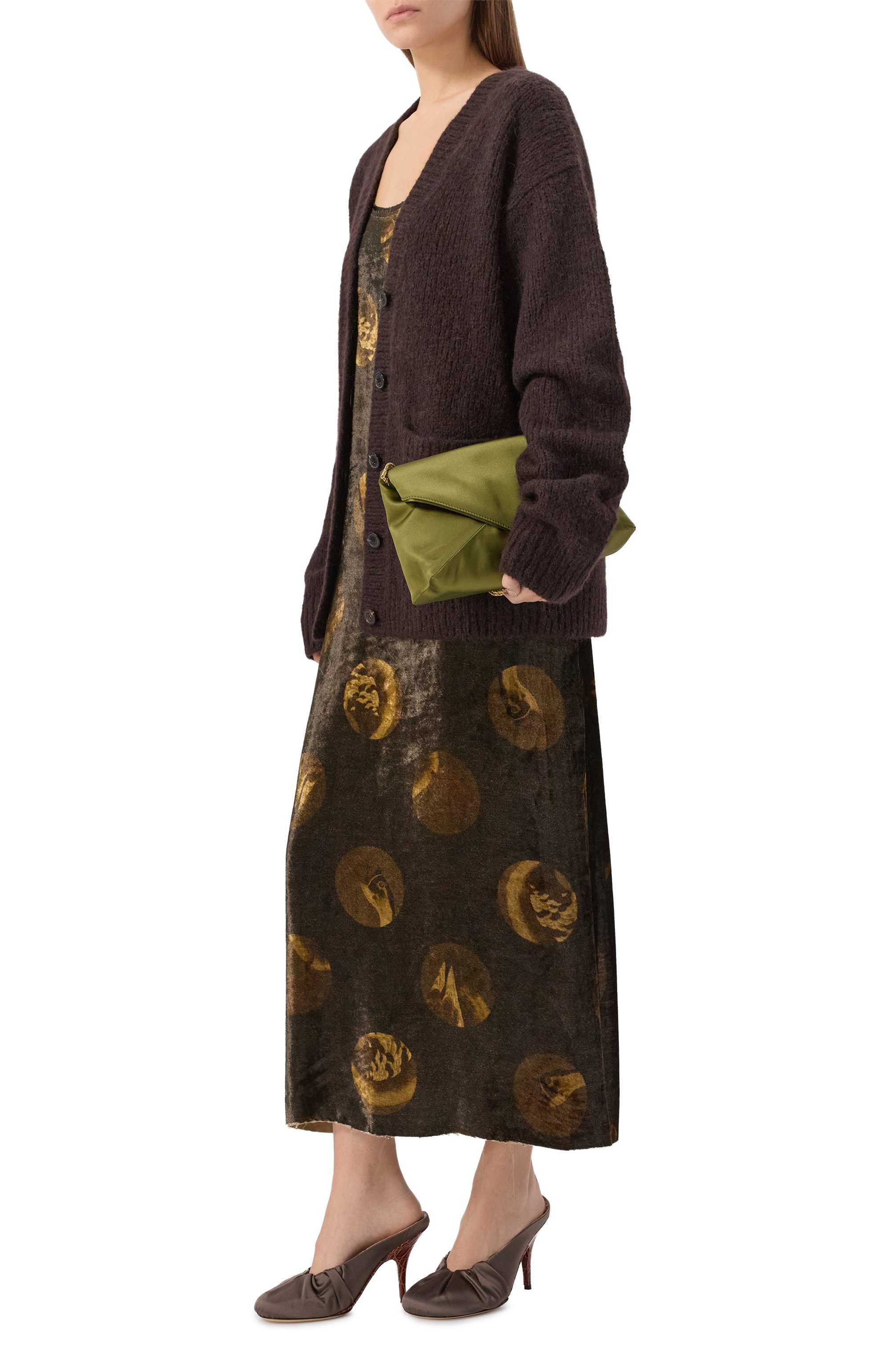 Платье из вискозы и шелка UMA WANG, арт. P0 W UW5085, фото 2