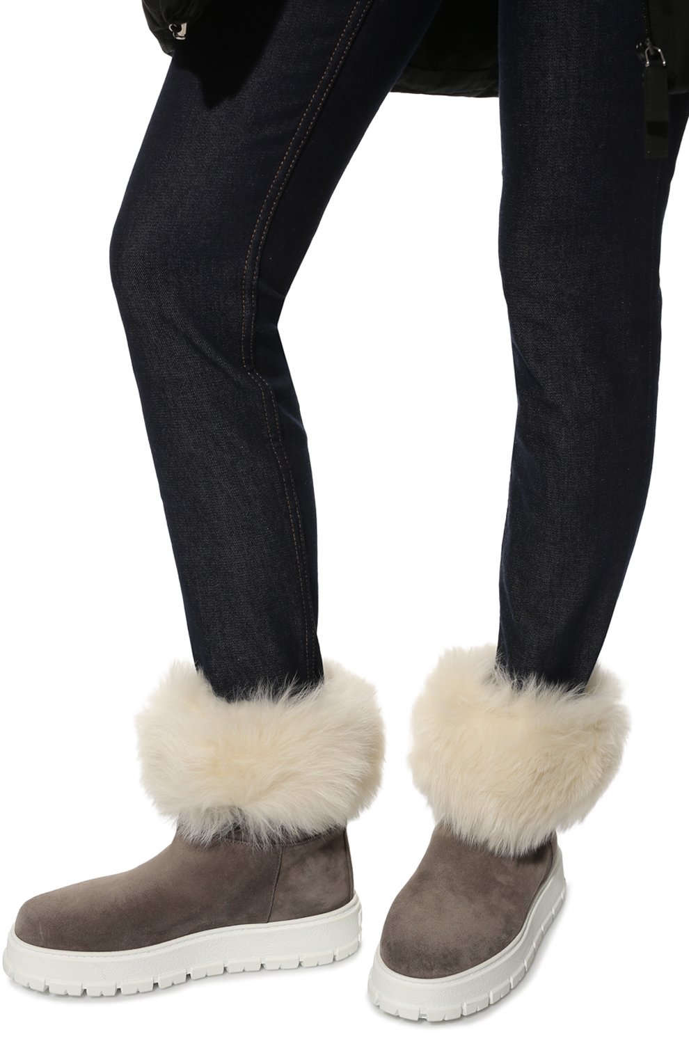 Замшевые сапоги PRADA, арт. 1T487M-JFT-F00M4-ZF45, фото 3