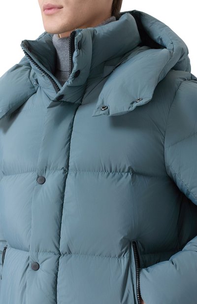 Пуховик HETREGO серого цвета по цене 82750 руб., арт. 8P412/J0RVIK, фото 5 Пуховик HETREGO, арт. 8P412/J0RVIK, фото 5