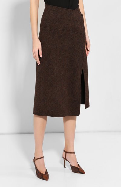 Шерстяная юбка VICTORIA BECKHAM, арт. SK MID 31001B, фото 3