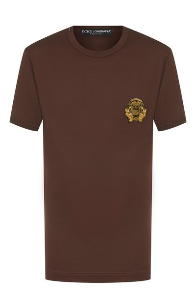 Мужская хлопковая футболка DOLCE & GABBANA, арт. G8PV1Z/G7PJ5