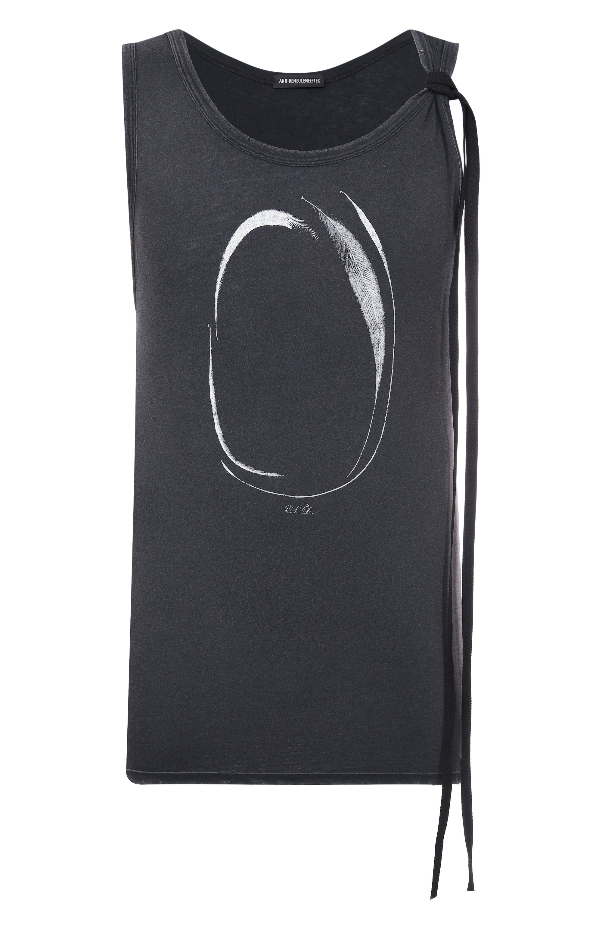 Хлопковая майка ANN DEMEULEMEESTER, арт. B0013388/FA637, фото 1