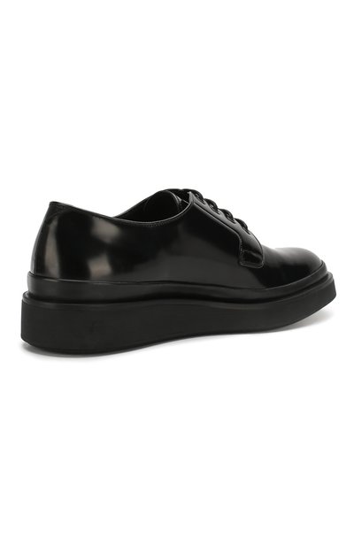 Кожаные дерби PRADA, арт. 2EE311-P39-F0002, фото 4
