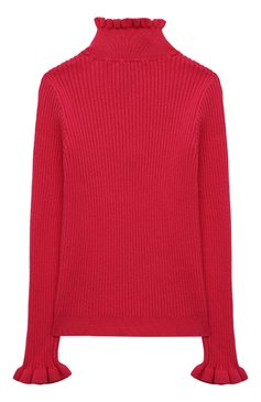 Детская хлопковая водолазка SCOTCH AND SODA фуксия цвета, арт. 168232-22-FWGM-D60 | Фото 2 (Рукава: Длинные; Материал внешний: Хлопок)