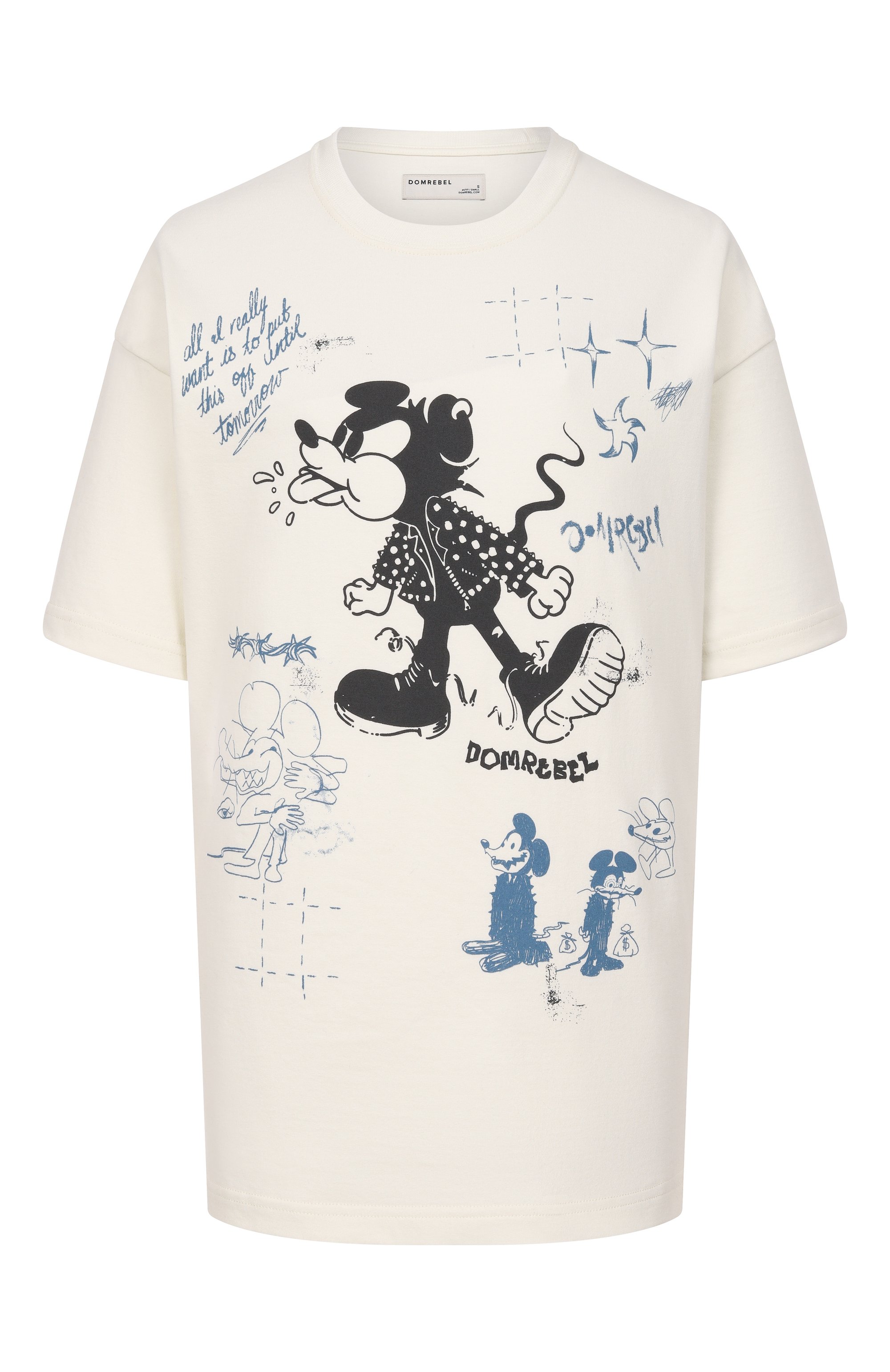 Хлопковая футболка DOMREBEL, арт. SPIT/T-SHIRT, фото 1