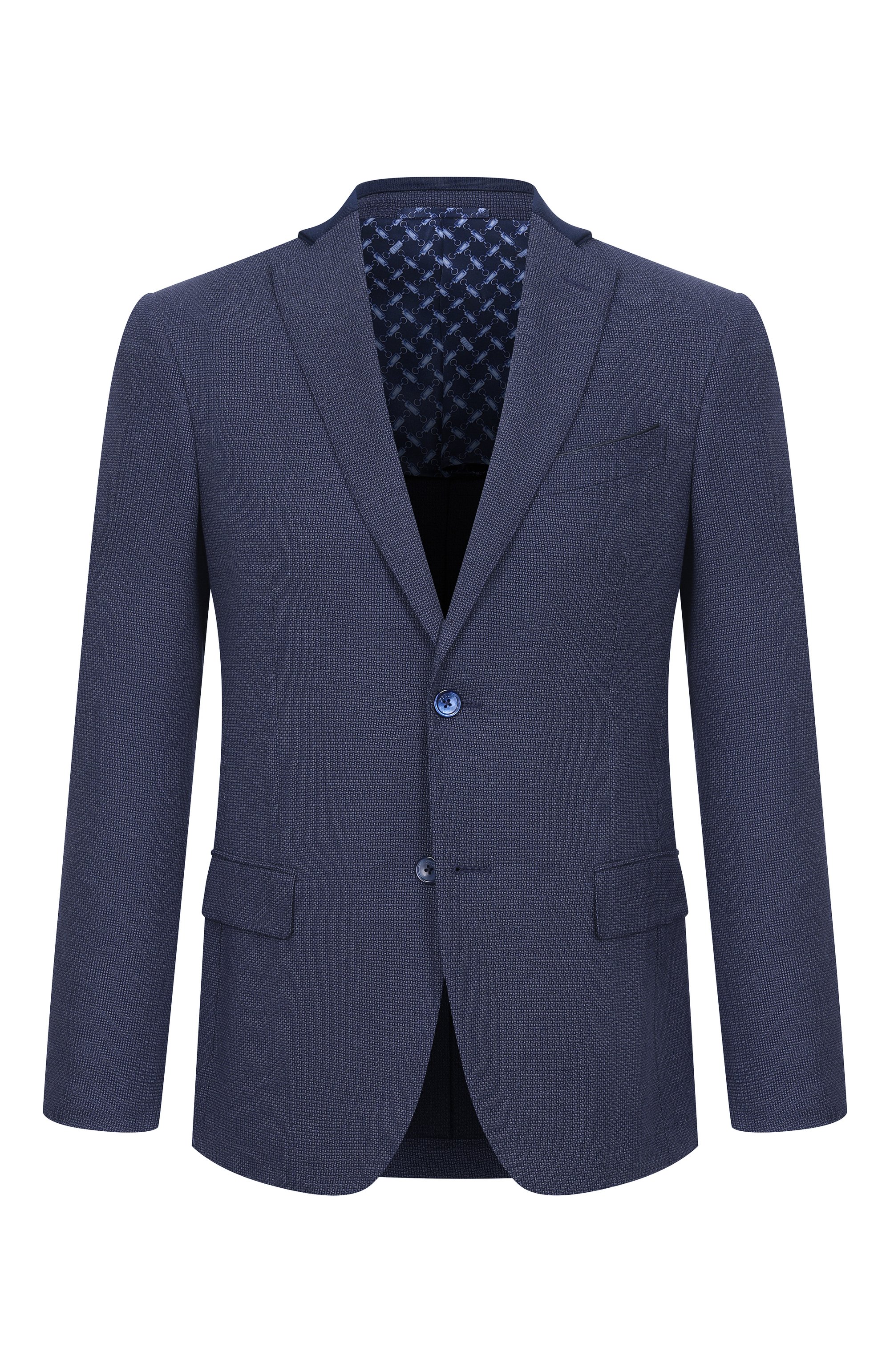 Пиджак из шерсти и шелка ZILLI, арт. MNP-G2W0S-36071/0001, фото 1