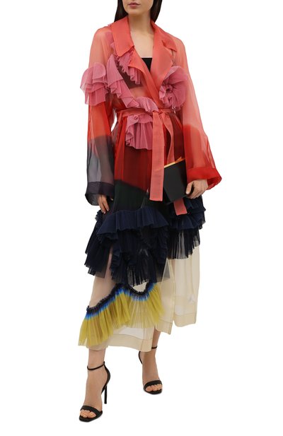 Шелковый тренч DRIES VAN NOTEN, арт. 211-10241-2086, фото 2