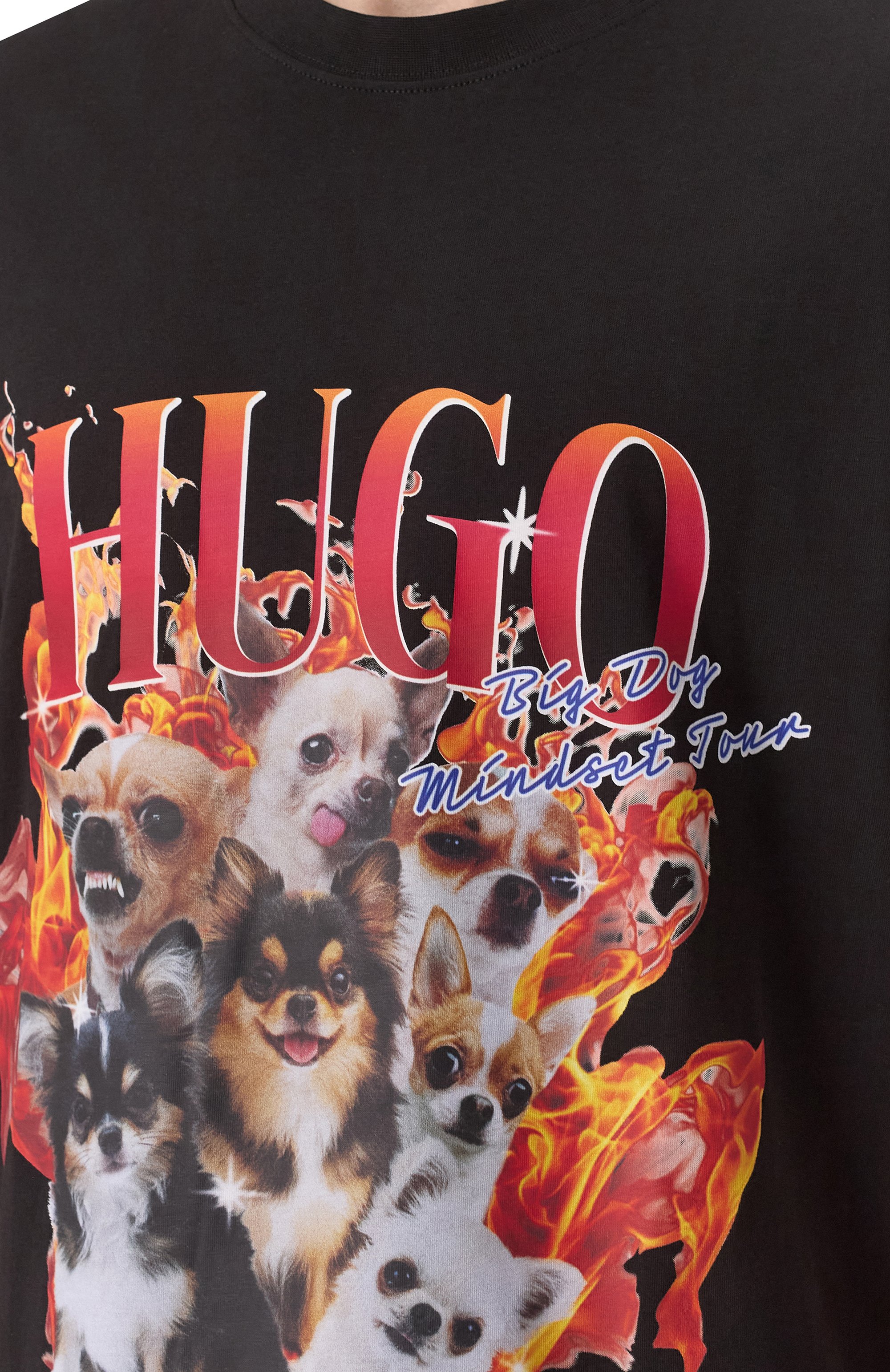 Хлопковая футболка HUGO, арт. 50538259, фото 5