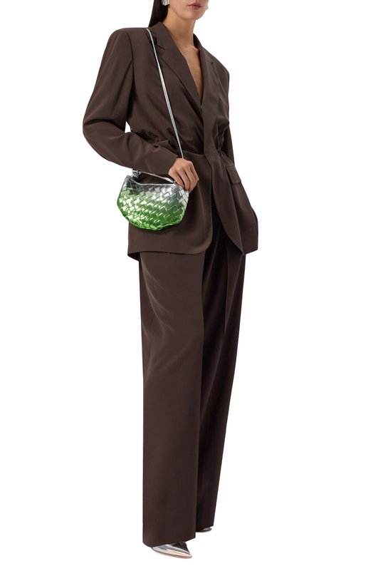 Сумка Sardine baby Bottega Veneta 804496/V5LA0 Серебряный  804496/V5LA0 Фото 7