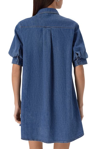Джинсовое платье FRAME DENIM синего цвета по цене 68750 руб., арт. 6001316, фото 4 Джинсовое платье FRAME DENIM, арт. 6001316, фото 4