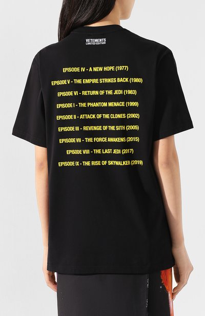 Хлопковая футболка star wars x vetements VETEMENTS, арт. USW21TS001 1600/W, фото 4