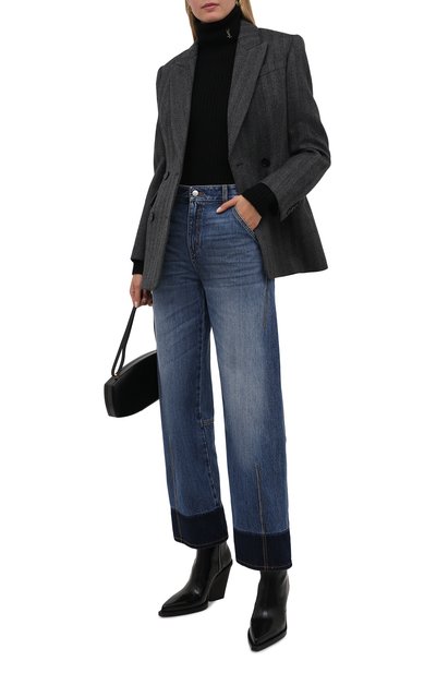 Водолазка из шерсти и кашемира SAINT LAURENT черного цвета по цене 89950 руб., арт. 666098/Y75DM, фото 2 Водолазка из шерсти и кашемира SAINT LAURENT, арт. 666098/Y75DM, фото 2