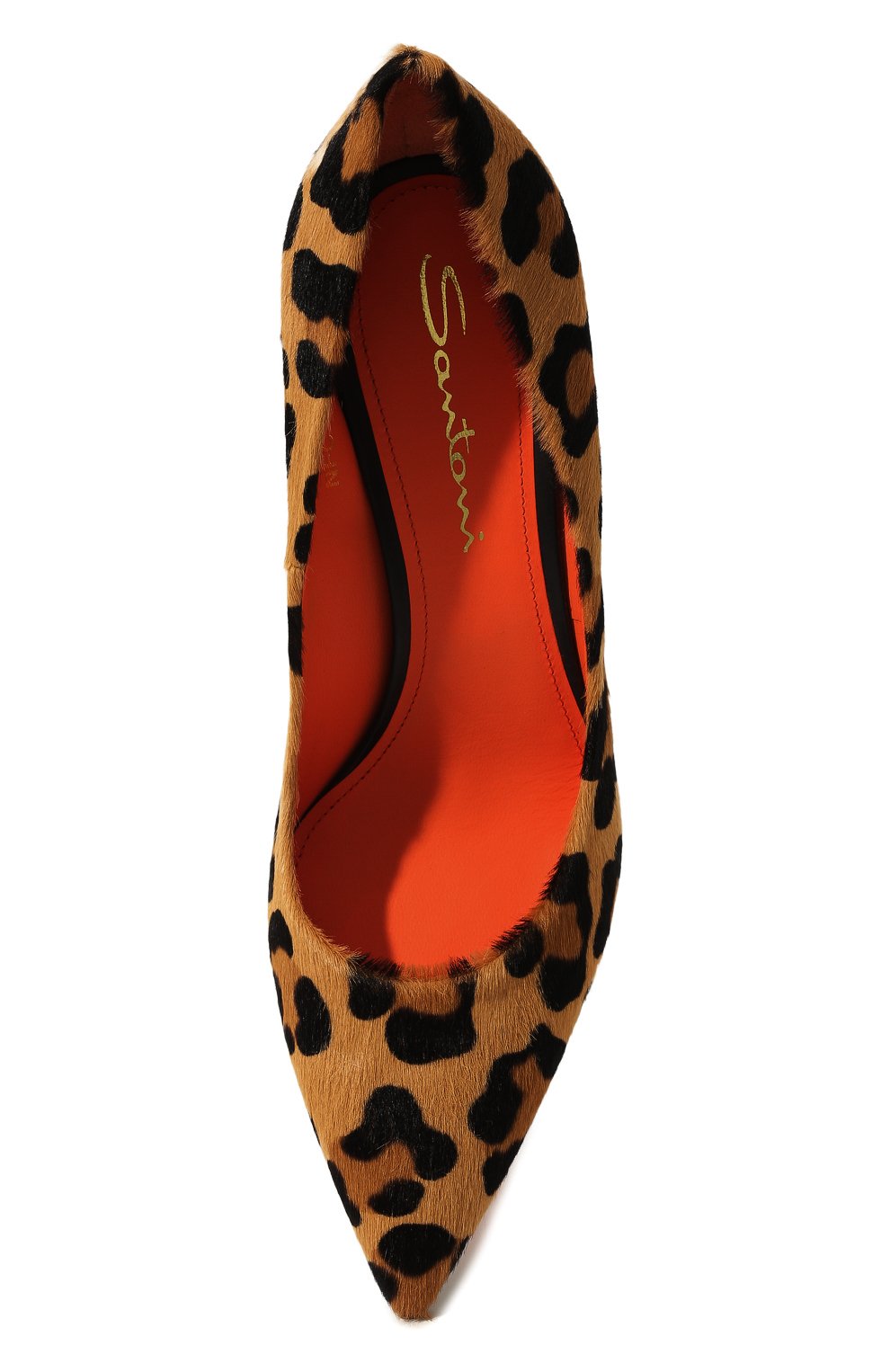 Кожаные туфли SANTONI леопардового цвета по цене 78350 руб., арт. WDCK70242HI2BYLFM70, фото 6 Кожаные туфли SANTONI, арт. WDCK70242HI2BYLFM70, фото 6