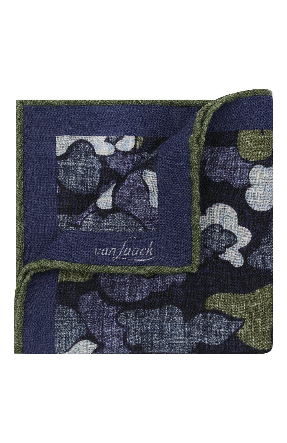Шерстяной платок VAN LAACK темно-синего цвета по цене 6695 руб., арт. M-LE0N/Z10352, фото 1 Шерстяной платок VAN LAACK, арт. M-LE0N/Z10352, фото 1
