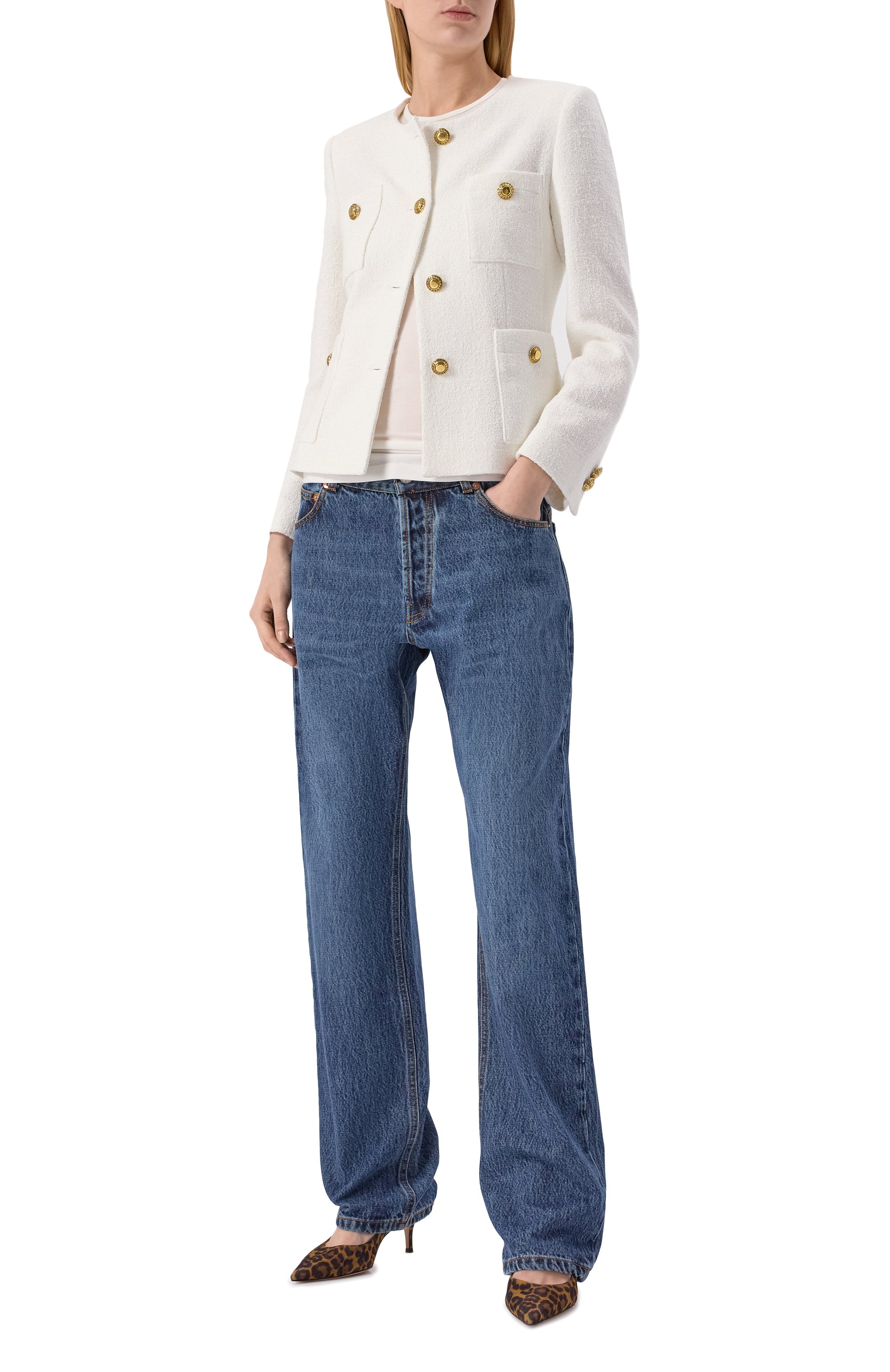 Твидовый жакет TAGLIATORE 0205, арт. BEVERLY/340197, фото 2