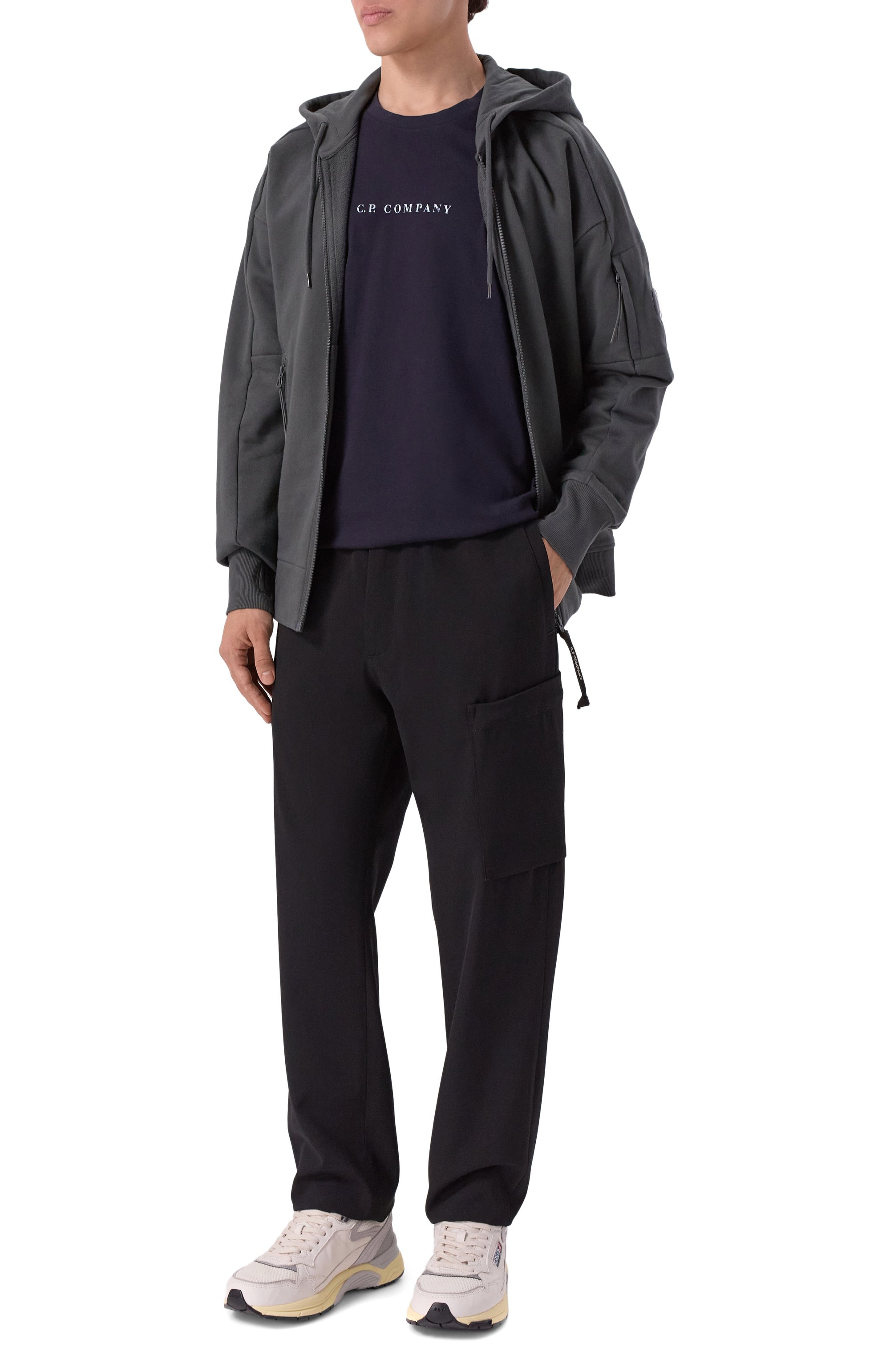 Хлопковая футболка C.P. COMPANY, арт. 19CMTS104A005100W, фото 2