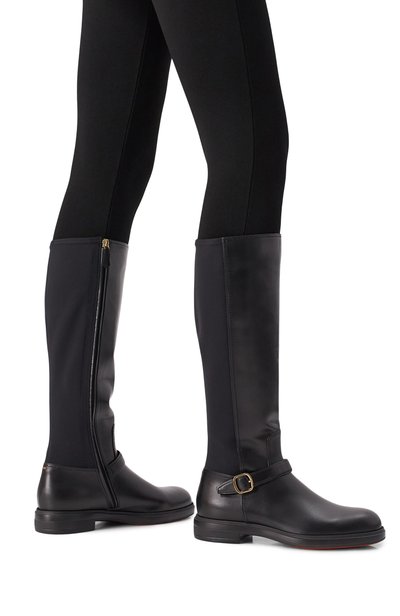 Женские комбинированные сапоги easy SANTONI, арт. WSYG72459NERTLIC
