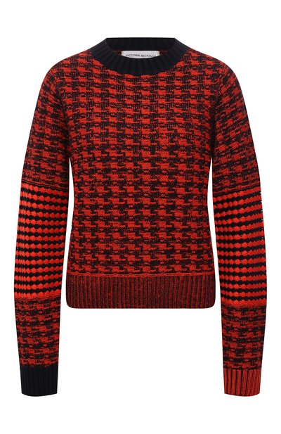 Женский свитер из шерсти и хлопка VICTORIA BECKHAM, арт. 1521KJU002933A