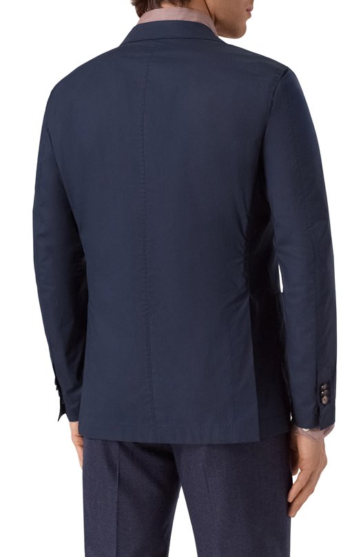 Хлопковый пиджак Windsor 13 BU0N0 10019306/30046305/58 Синий  13 BU0N0 10019306/30046305/58 Фото 6