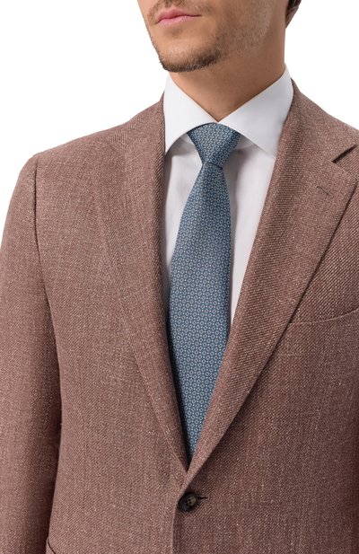 Мужской шелковый галстук CANALI, арт. 82/HJ04484