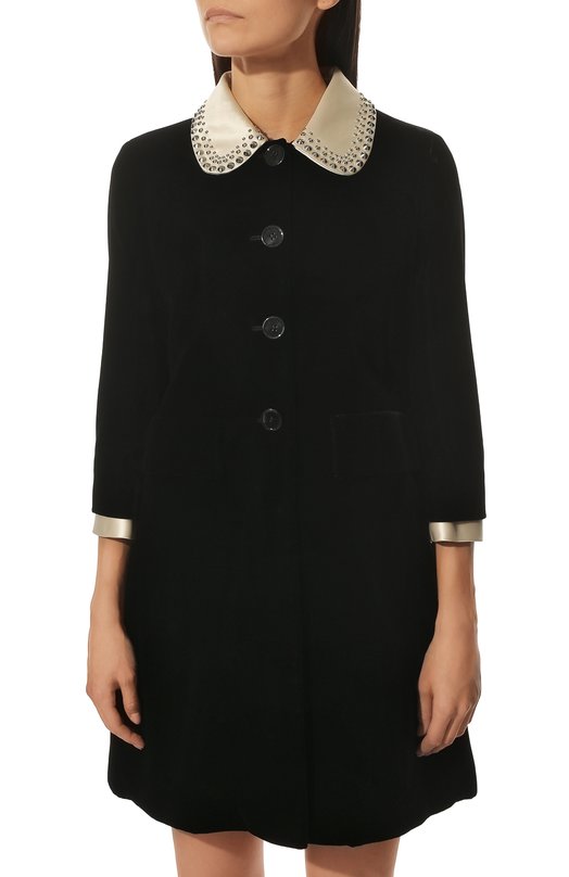 Пальто Miu Miu MS1890-312-F0002 Чёрный  MS1890-312-F0002 Фото 3