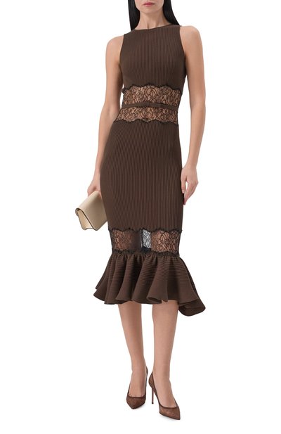 Текстильные туфли nude 85 AQUAZZURA, арт. NDEMIDP0-SHI-ESP, фото 3